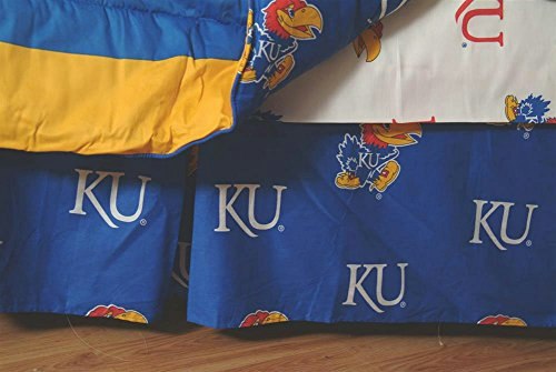 Kansas Jayhawks Queen Bed Skirt: $17.23 Kansas Jayhawks Queen Bed Skirt: $17.23