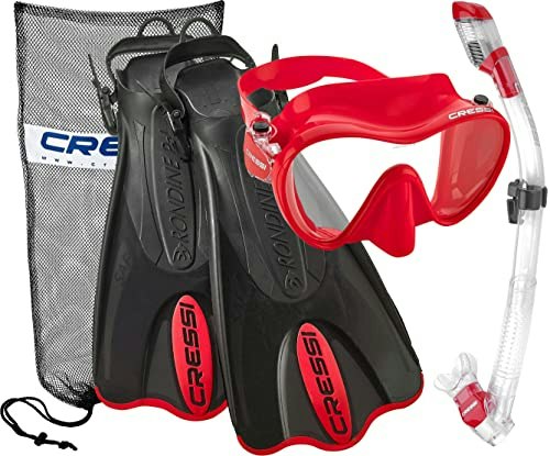 Cressi Palau Snorkeling Mask, Fin, and Snorkel Set: $27.60 Cressi Palau Snorkeling Mask, Fin, and Snorkel Set: $27.60