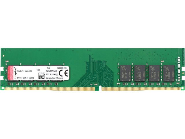 Kingston ValueRAM 8GB DDR4 2400 Desktop Memory: $61.82 Kingston ValueRAM 8GB DDR4 2400 Desktop Memory: $61.82