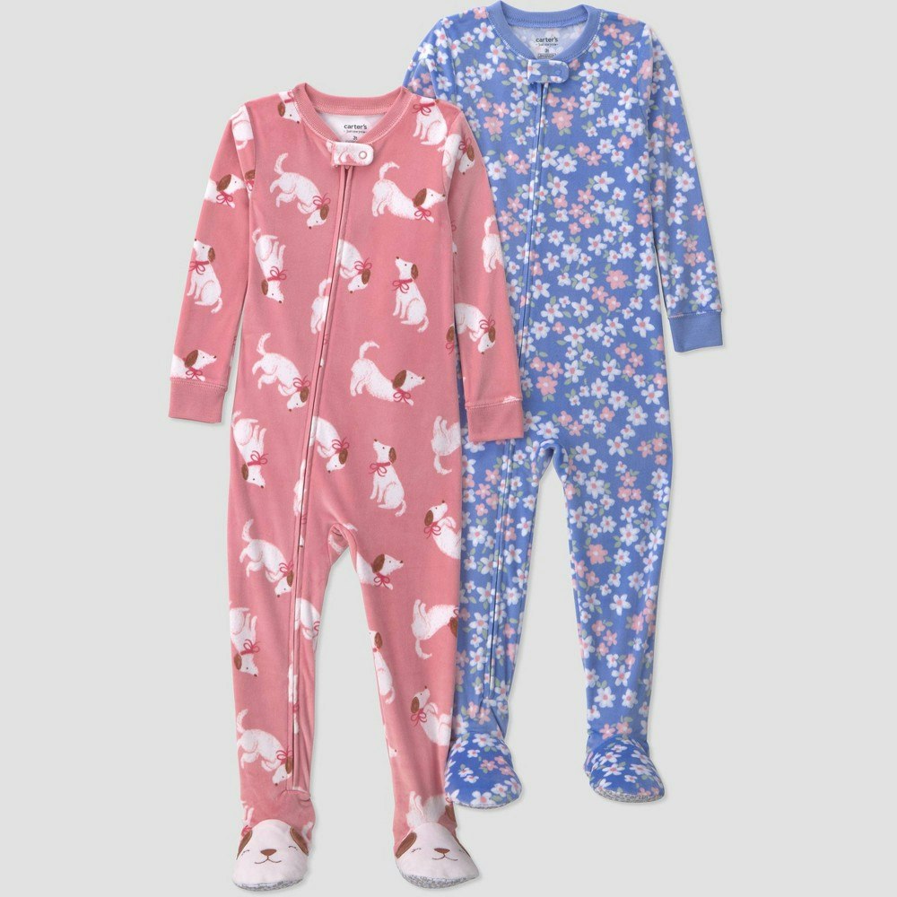 Carter's Just One You Toddler Girls' Long Sleeve Footed Pajamas 2-Pack: $11.40 Carter's Just One You Toddler Girls' Long Sleeve Footed Pajamas 2-Pack: $11.40