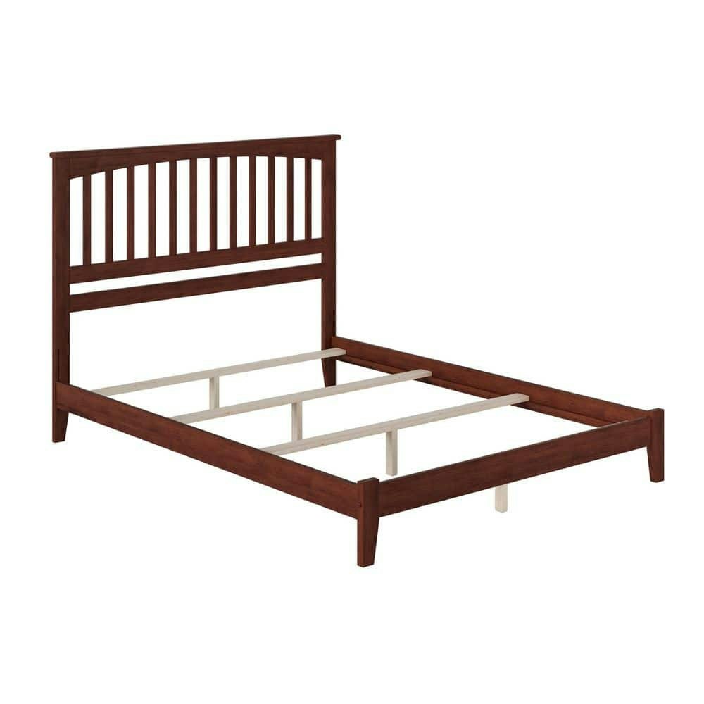Mission Walnut Brown Solid Wood Queen Panel Bed: $340.93 Mission Walnut Brown Solid Wood Queen Panel Bed: $340.93