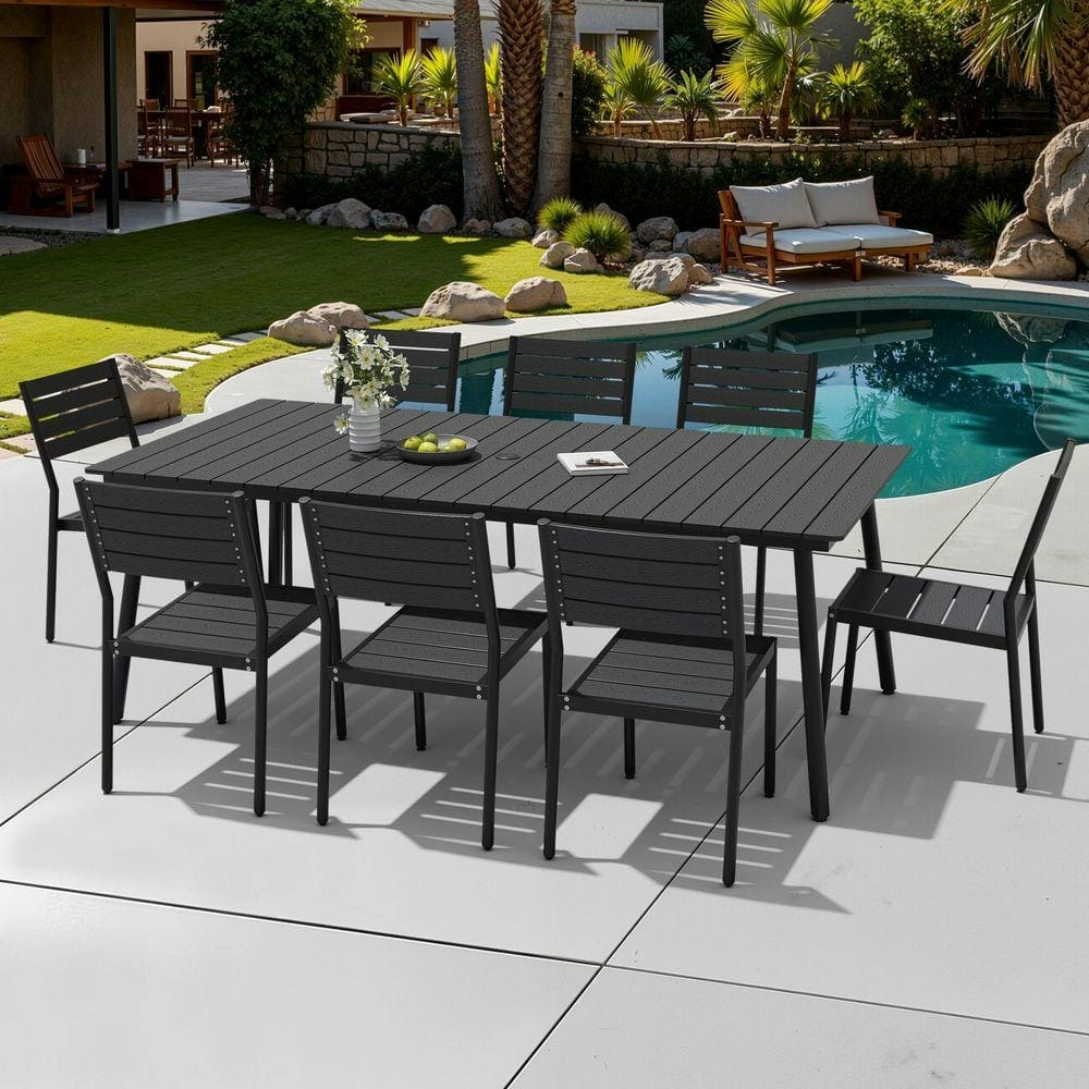 9-Piece Aluminum Outdoor Patio Dining Set: $1,099.99 9-Piece Aluminum Outdoor Patio Dining Set: $1,099.99