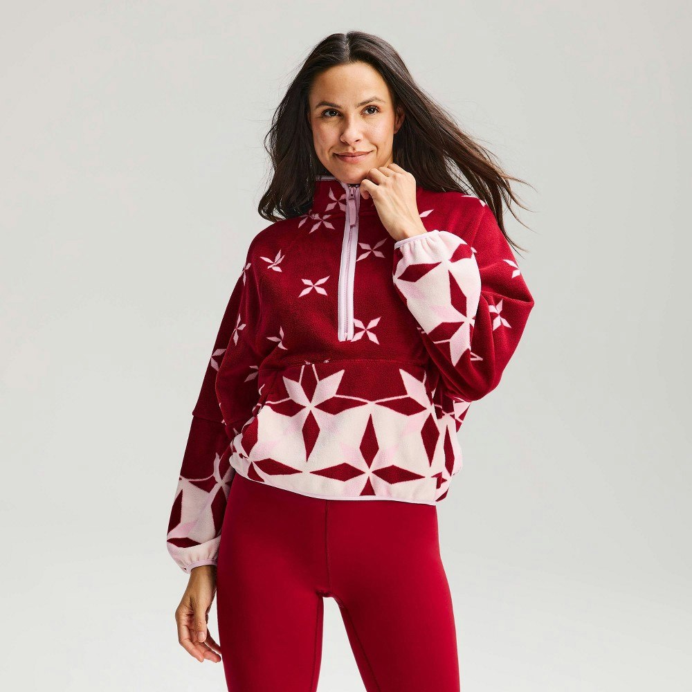 All in Motion Women's Microfleece 1/2-Zip Pullover Jacket: $30 All in Motion Women's Microfleece 1/2-Zip Pullover Jacket: $30