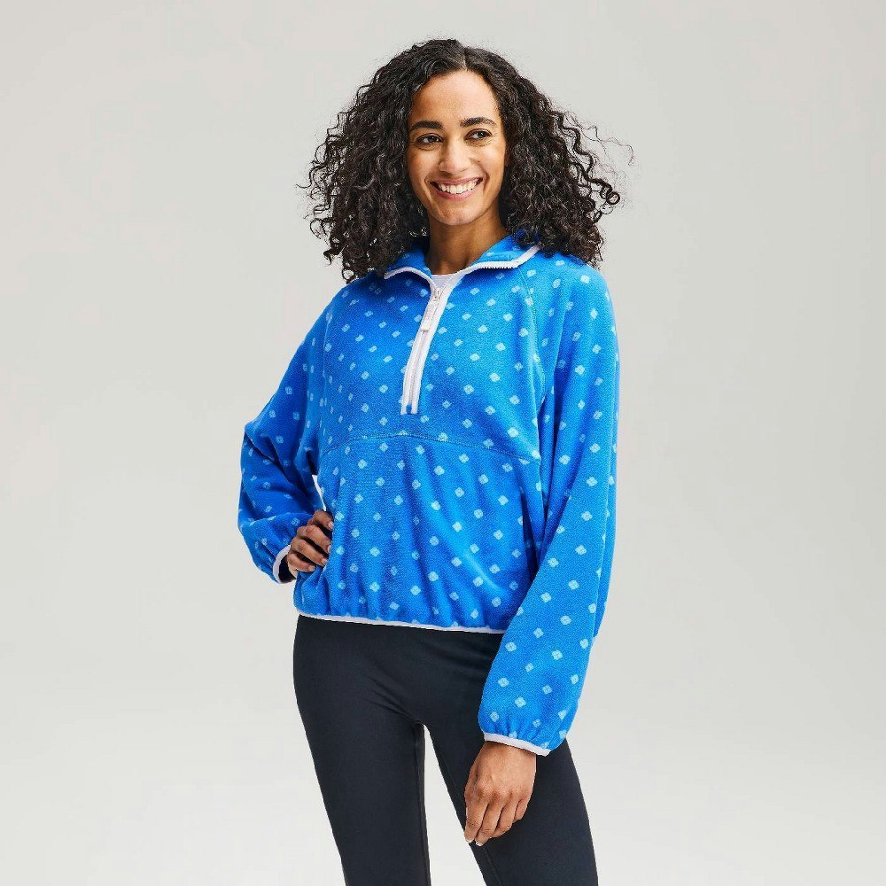 All In Motion Women's Microfleece 1/2-Zip Pullover Jacket: $30 All In Motion Women's Microfleece 1/2-Zip Pullover Jacket: $30