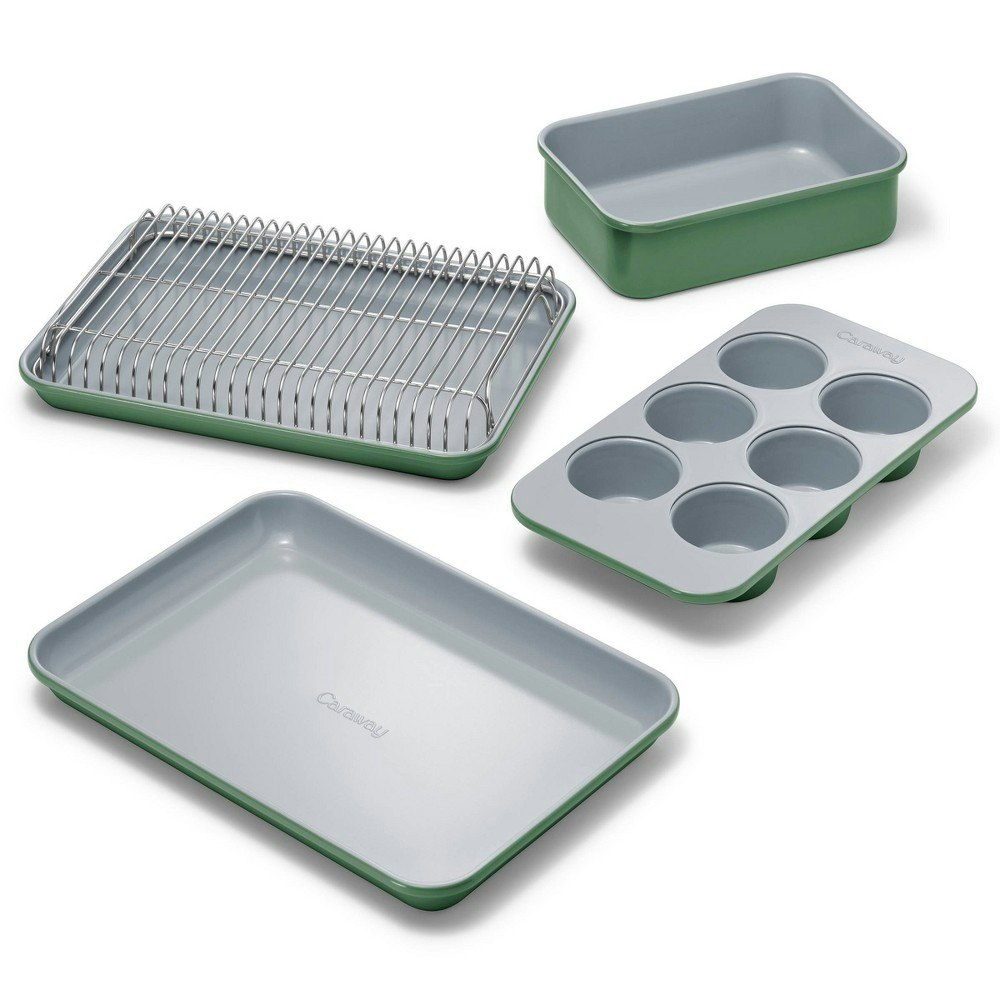 Caraway Ceramic Non-Stick Mini Bakeware Set: $155 Caraway Ceramic Non-Stick Mini Bakeware Set: $155