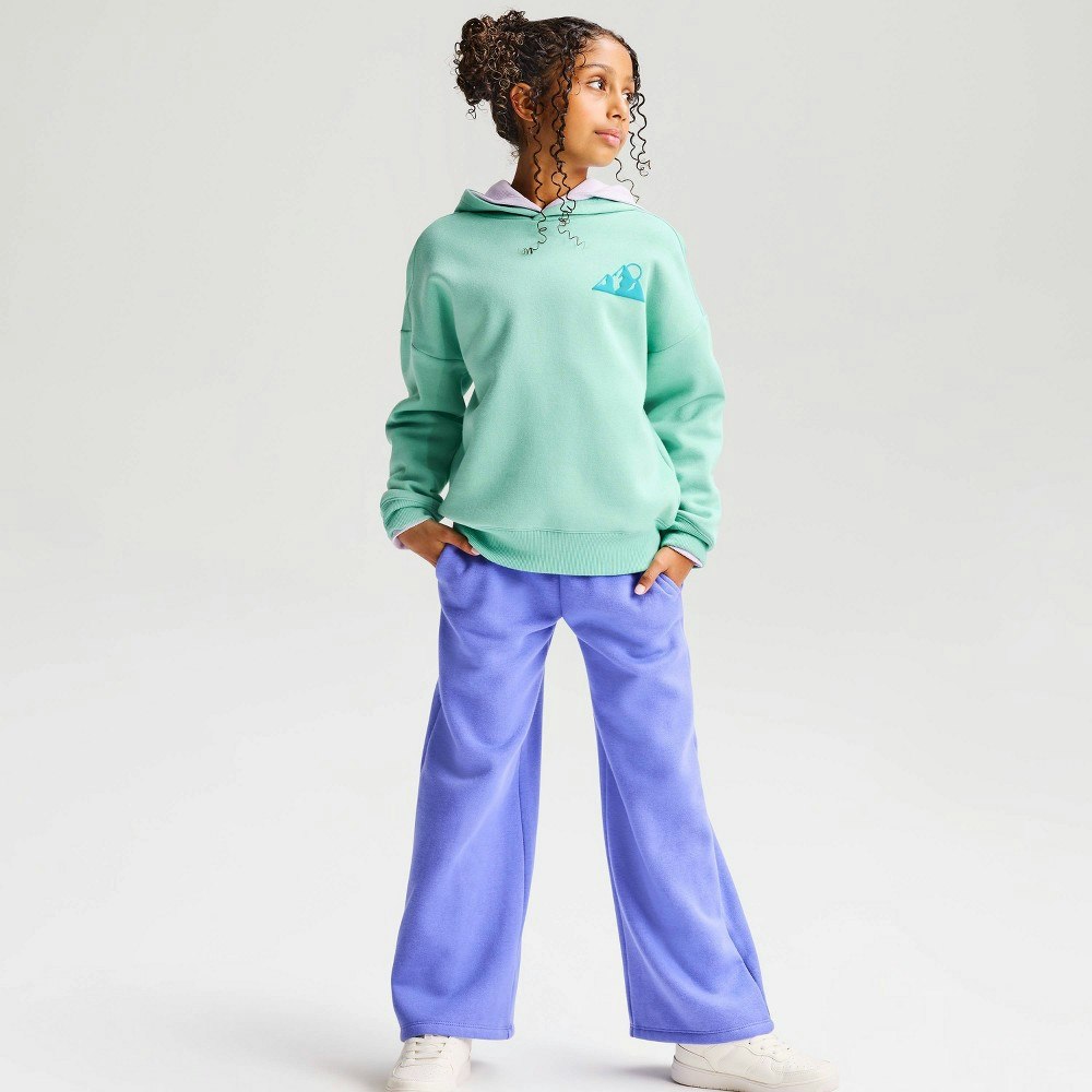 Cat & Jack Girls' Graphic Fleece Hooded Sweatshirt: $15 Cat & Jack Girls' Graphic Fleece Hooded Sweatshirt: $15