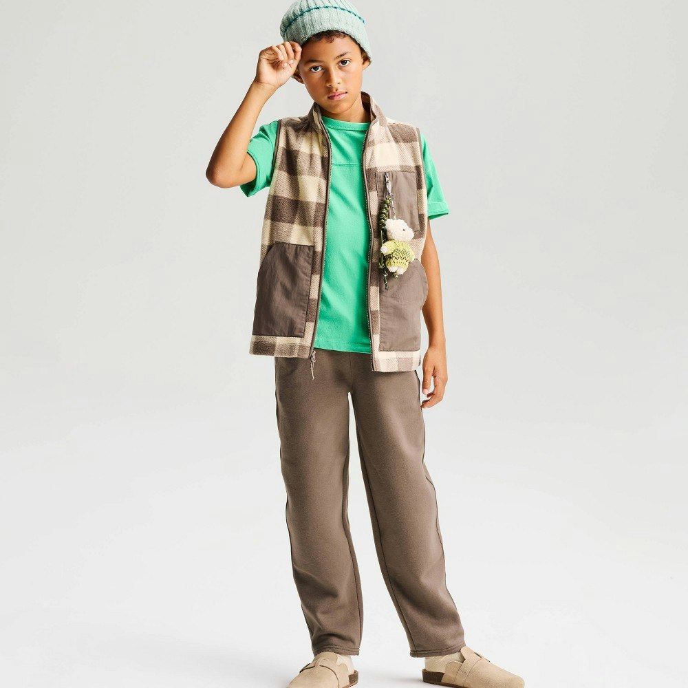 Cat & Jack Boys' Fleece Tapered Sweatpants: $15 Cat & Jack Boys' Fleece Tapered Sweatpants: $15