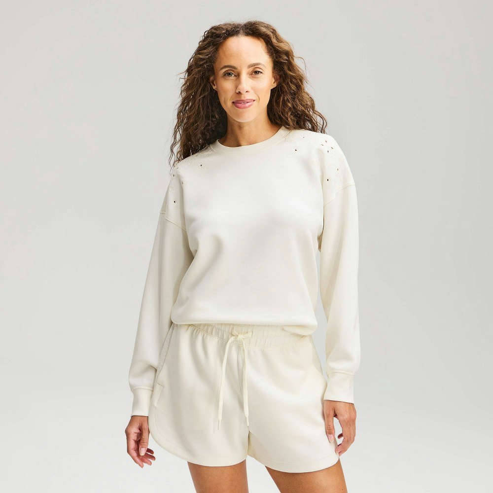 All In Motion Women's Airy Sleek Crewneck Sweatshirt: $35 All In Motion Women's Airy Sleek Crewneck Sweatshirt: $35
