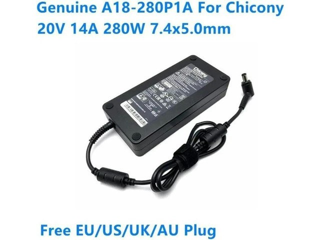 Chicony 280W 20V 14A Laptop AC Adapter: $227.89 Chicony 280W 20V 14A Laptop AC Adapter: $227.89