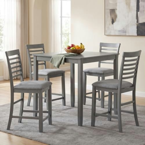 NicBex 5-Piece Counter Height Dining Table Set: $389.81 NicBex 5-Piece Counter Height Dining Table Set: $389.81
