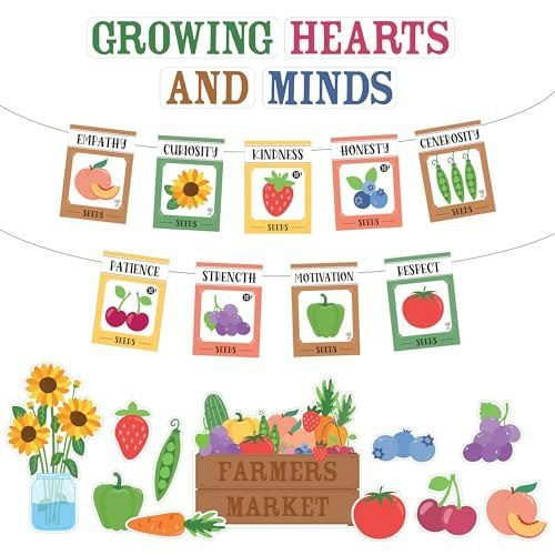 Carson Dellosa Growing Hearts and Minds Garden Bulletin Board Set 50-Piece: $7.92 Carson Dellosa Growing Hearts and Minds Garden Bulletin Board Set 50-Piece: $7.92