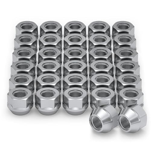 White Knight M14x1.5 Zinc Open-End Bulge Acorn Lug Nut 32-Pack: $19.51 White Knight M14x1.5 Zinc Open-End Bulge Acorn Lug Nut 32-Pack: $19.51