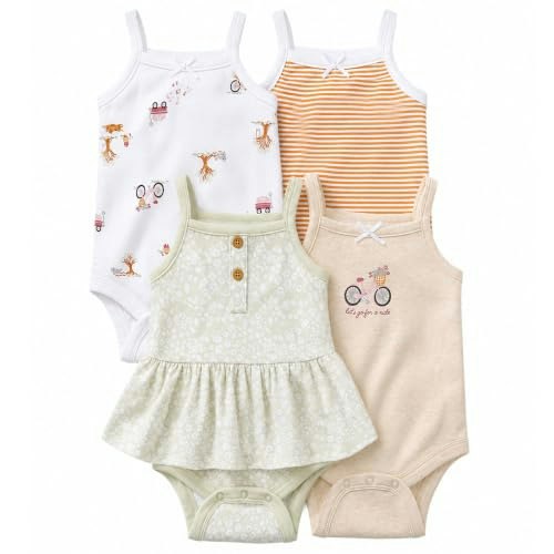 Gerber Baby Girls' Sleeveless Bodysuit 0-3 Months: $14.39
