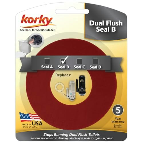 Korky Dual Flush Valve Seal B Assortment: $6.77 Korky Dual Flush Valve Seal B Assortment: $6.77