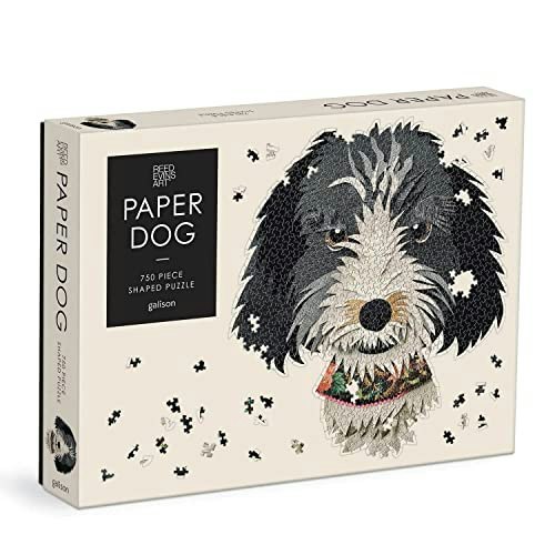 Galison Paper Dog 750-Piece Shaped Puzzle: $16.34 Galison Paper Dog 750-Piece Shaped Puzzle: $16.34