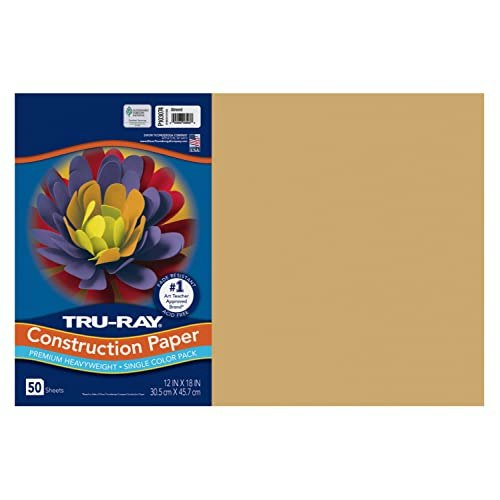 Tru-Ray 12" x 18" Almond Construction Paper 50-Sheet Pack: $12.37 Tru-Ray 12" x 18" Almond Construction Paper 50-Sheet Pack: $12.37