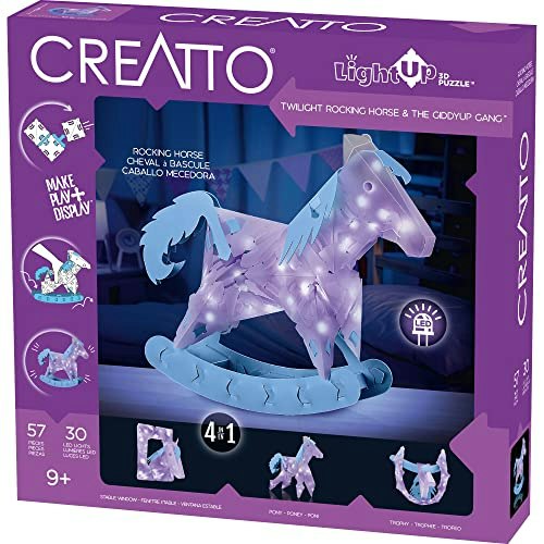 Creatto Twilight Rocking Horse & Giddyup Gang Light-Up 3D Puzzle Kit: $10.66 Creatto Twilight Rocking Horse & Giddyup Gang Light-Up 3D Puzzle Kit: $10.66