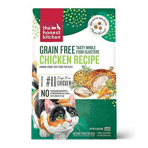 The Honest Kitchen Grain Free Chicken Clusters Dry Cat Food 4lb: $0 The Honest Kitchen Grain Free Chicken Clusters Dry Cat Food 4lb: $0