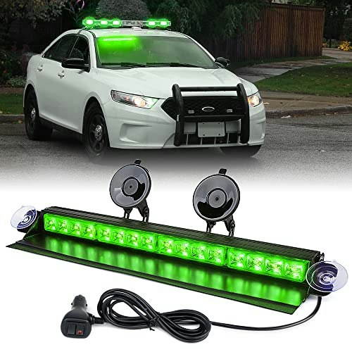 Xprite 16-inch Green Emergency Strobe Dash Light: $26.98 Xprite 16-inch Green Emergency Strobe Dash Light: $26.98