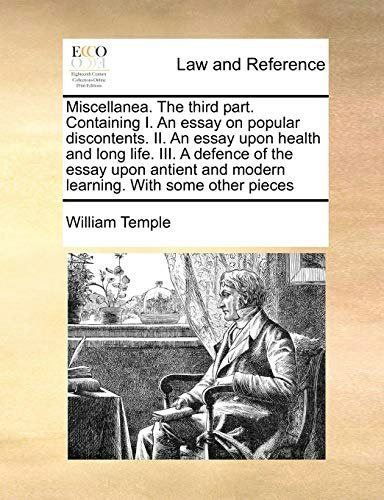 Miscellanea the Third Part: $30.59 Miscellanea the Third Part: $30.59