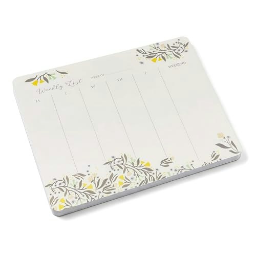 High Note 9" x 7.5" Magnetic Weekly Planner 52-Sheet Notepad: $9.99 High Note 9" x 7.5" Magnetic Weekly Planner 52-Sheet Notepad: $9.99