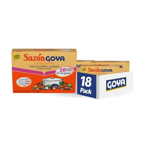 Goya Sazón Coriander & Annatto Seasoning 18-Pack: $45.84