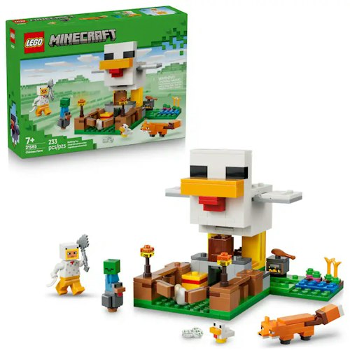LEGO Minecraft Chicken Farm for $16 + free shipping