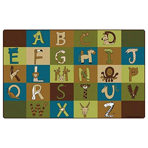 Carpets for Kids A to Z Animals Classroom Rug 12x7.5-Foot: $427.93