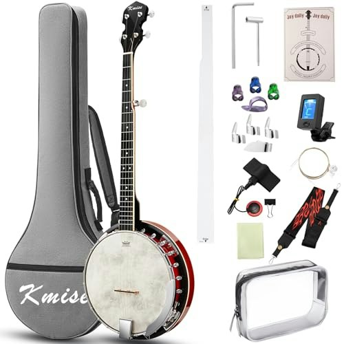 Kmise 5-String Left-Handed Banjo Starter Kit: $159.99