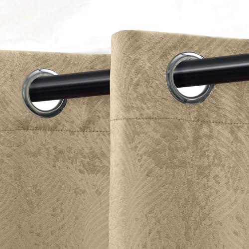 Superior 42" x 63" Wave Room Darkening Grommet Curtains 2-Pack: $12.40 Superior 42" x 63" Wave Room Darkening Grommet Curtains 2-Pack: $12.40