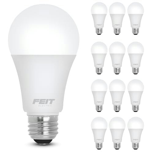 Feit Electric A19 LED Light Bulb 12-Pack: $37.19