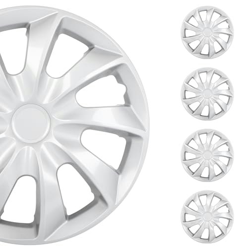Scitoo 17-Inch Silver Hubcaps 4-Pack: $34.95