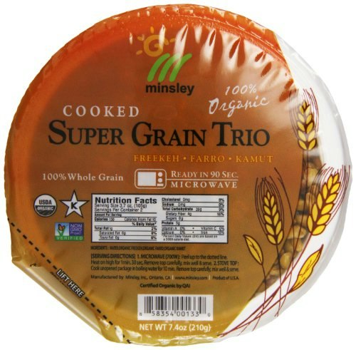 Minsley Organic Super Grain Trio 7.4-oz. 12-Pack: $20.08