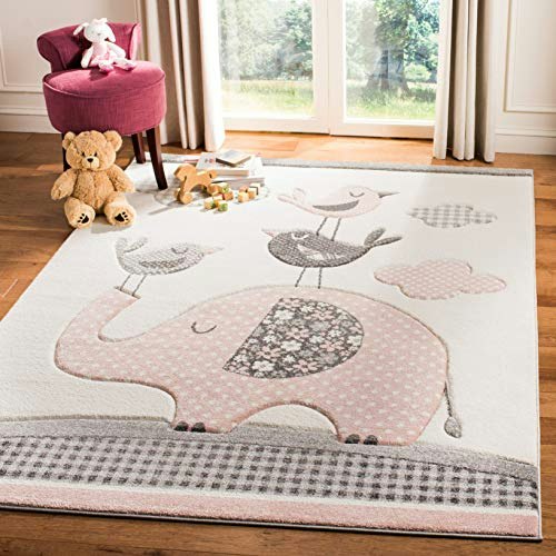 Safavieh Carousel Kids 3' Square Animal Area Rug: $34.80
