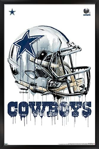 Trends International Dallas Cowboys Drip Helmet Wall Poster: $51.99 Trends International Dallas Cowboys Drip Helmet Wall Poster: $51.99