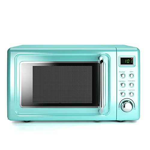 Retro 0.7-cubic-foot 700-Watt Countertop Microwave Oven: $106.81