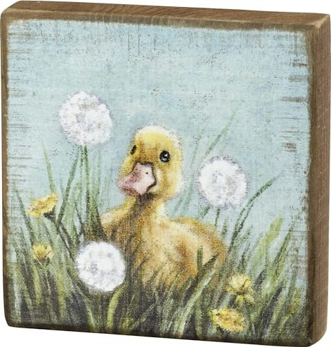 Primitives by Kathy Baby Duckling Block Sign: $8.97 Primitives by Kathy Baby Duckling Block Sign: $8.97