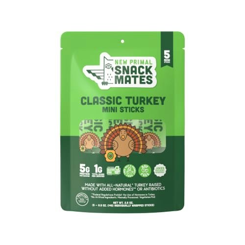 Snack Mates by The New Primal Turkey Stick 5-Pack: $4.49 Snack Mates by The New Primal Turkey Stick 5-Pack: $4.49