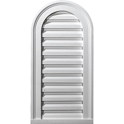 Ekena Millwork 18-Inch x 25-Inch Cathedral Urethane Gable Vent Louver: $174.73