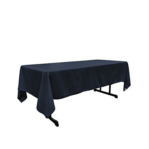 LA Linen 60" x 144" Polyester Poplin Rectangular Tablecloth: $24.99 LA Linen 60" x 144" Polyester Poplin Rectangular Tablecloth: $24.99