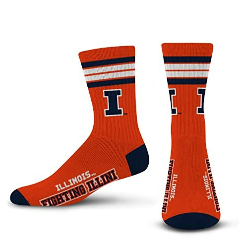 For Bare Feet NCAA Illinois Fighting Illini Crew Socks: $13.42 For Bare Feet NCAA Illinois Fighting Illini Crew Socks: $13.42