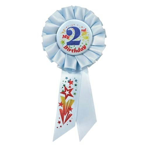 Beistle 3-1/4" x 6-1/2" My 2nd Birthday Rosette: $5.22 Beistle 3-1/4" x 6-1/2" My 2nd Birthday Rosette: $5.22
