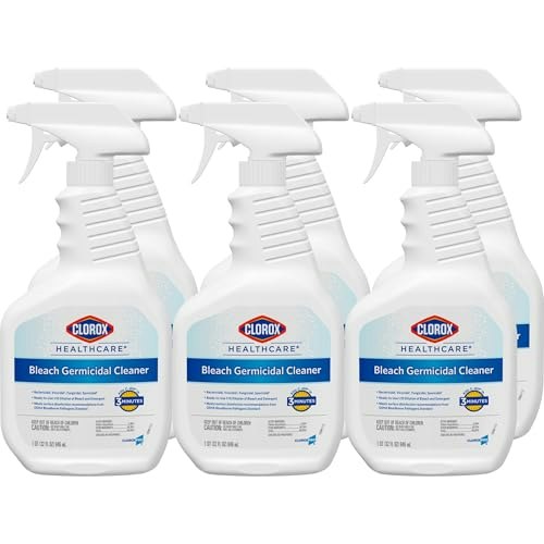 Clorox Healthcare Bleach Germicidal Cleaner Spray 32-Ounce 6-Pack: $83.02 Clorox Healthcare Bleach Germicidal Cleaner Spray 32-Ounce 6-Pack: $83.02
