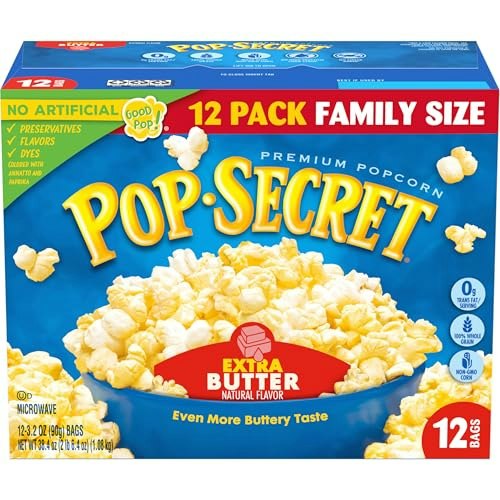 Pop Secret Extra Butter Microwave Popcorn 12-Pack: $4.97 Pop Secret Extra Butter Microwave Popcorn 12-Pack: $4.97