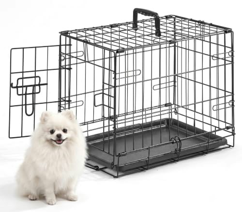 18-Inch Portable Single-Door Metal Dog Crate: $26.98 18-Inch Portable Single-Door Metal Dog Crate: $26.98