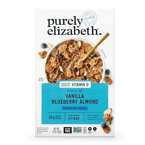 Purely Elizabeth Vanilla Blueberry Almond Cereal 11-Ounce: $5.62 Purely Elizabeth Vanilla Blueberry Almond Cereal 11-Ounce: $5.62