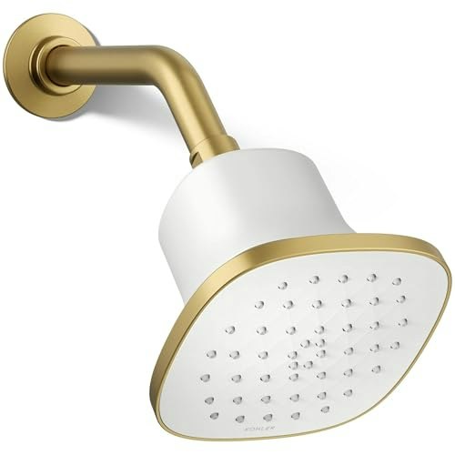 Kohler Cinq Square Single-Function 2.5 GPM Filtered Showerhead: $110.64 Kohler Cinq Square Single-Function 2.5 GPM Filtered Showerhead: $110.64