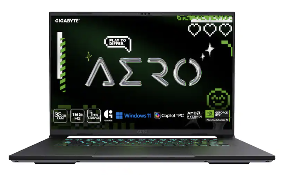 Gigabyte Aero X16 gaming laptop