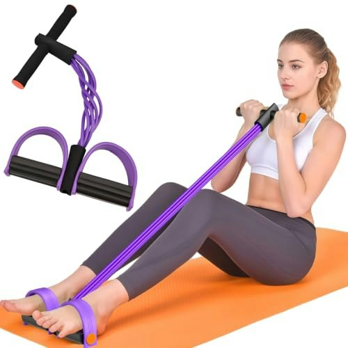 6-Tube Pedal Resistance Band with Handles: $6.99 6-Tube Pedal Resistance Band with Handles: $6.99