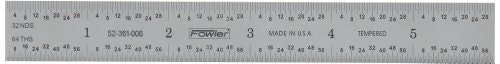 Fowler 150mm Rigid Satin Chrome Steel Rule: $13.13 Fowler 150mm Rigid Satin Chrome Steel Rule: $13.13